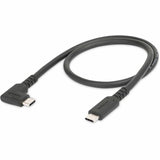 StarTech.com 1.6ft (50cm) Rugged Right Angle USB-C Cable, USB 3.2 Gen 2 (10 Gbps), USB C to C Data Transfer Cable, 100W PD, 4K 60Hz, 90 Degree USB-C Cable