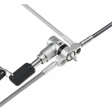 StarTech.com Universal Laptop Lock 6.6ft, Security Cable For Notebook Compatible w/Noble Wedge&reg;/Nano/K-Slot; Keyed Locking Cable