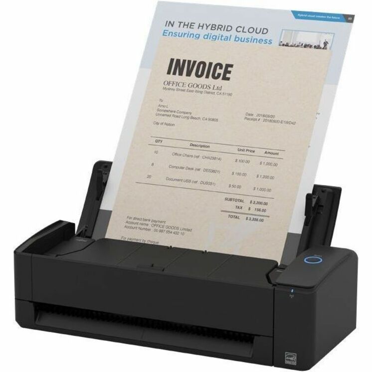 Ricoh ScanSnap iX1300 ADF/Manual Feed Scanner - 600 dpi Optical