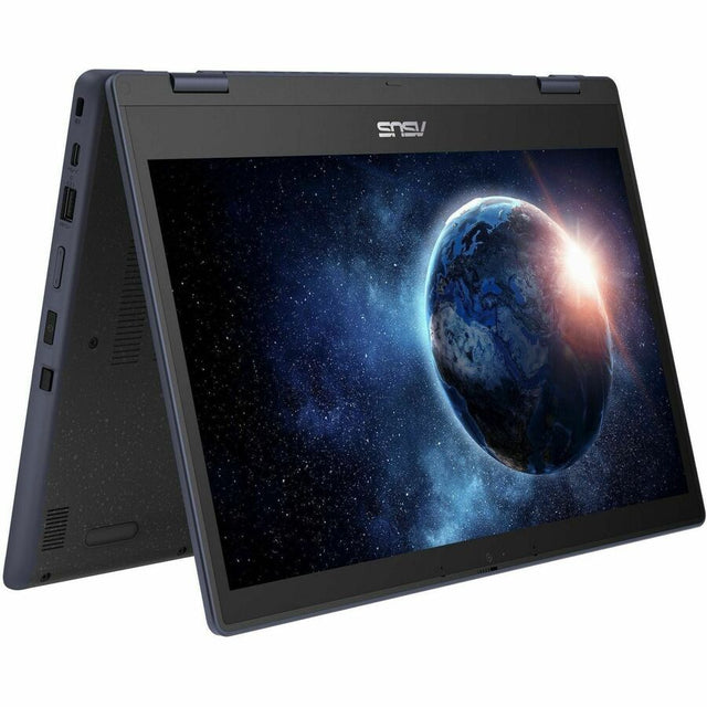 Asus BR1402F BR1402FGA-YS24T 14" Touchscreen Rugged Convertible 2 in 1 Notebook - Full HD - Intel N-Series N200 - 8 GB - 128 GB SSD - Mineral Gray