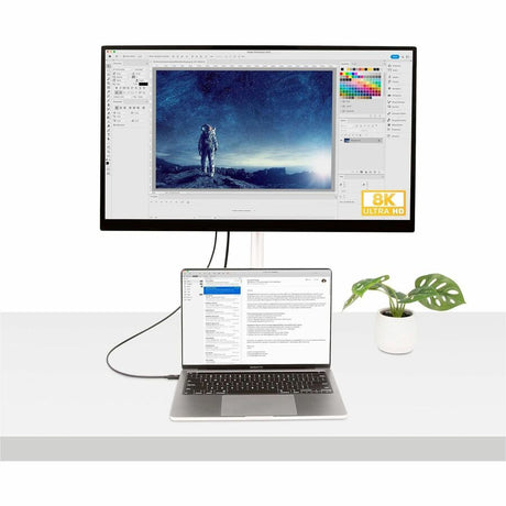 StarTech.com 1.6ft/50cm Thunderbolt 4 Cable, 40Gbps, 100W PD, 4K/8K Video, Intel-Certified, Compatible w/Thunderbolt 3/USB 3.2/DisplayPort