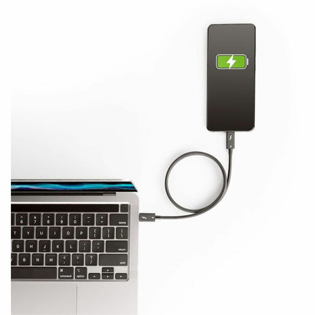 StarTech.com 1.6ft/50cm Thunderbolt 4 Cable, 40Gbps, 100W PD, 4K/8K Video, Intel-Certified, Compatible w/Thunderbolt 3/USB 3.2/DisplayPort