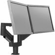 HAT Design Works 7Flex 7FLEX-DUAL-ETUS-104 Mounting Arm for Monitor - Vista Black - Landscape/Portrait - TAA Compliant