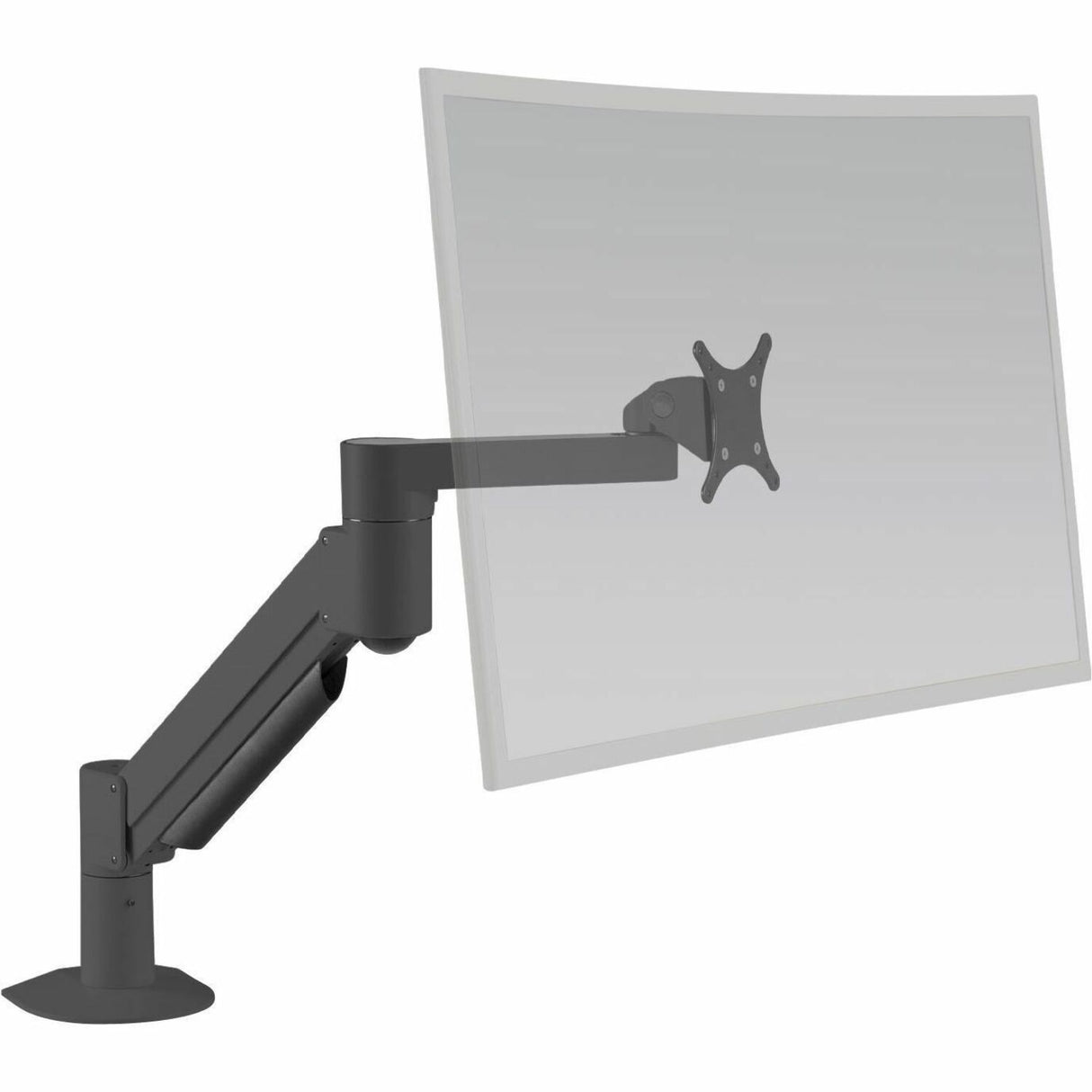 HAT Design Works Deluxe 7500-1500-104 Mounting Arm for Monitor - Vista Black - Landscape/Portrait
