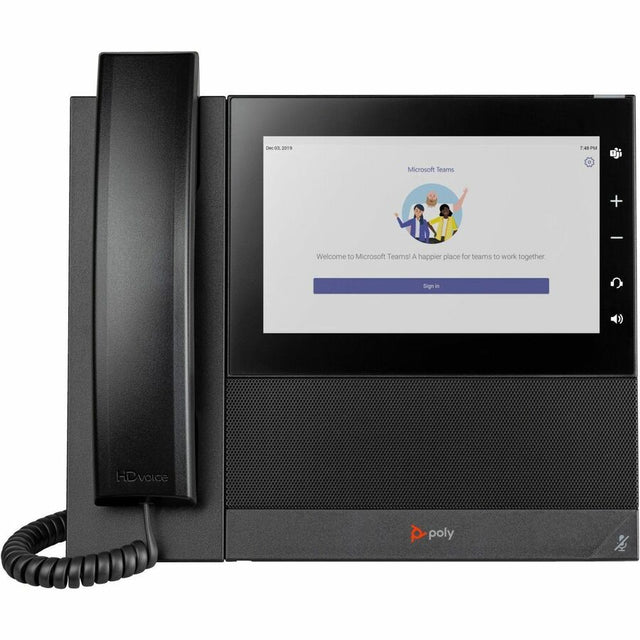 Poly CCX 600 Business Media Phone for Microsoft Teams and PoE-enabled GSA/TAA