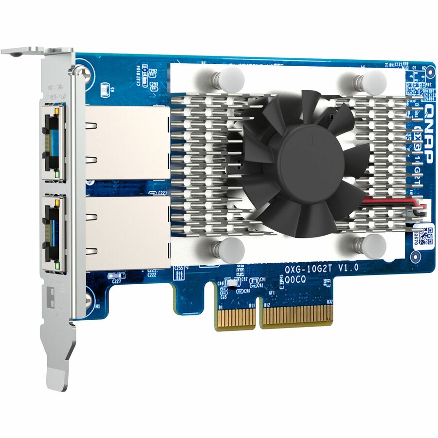 QNAP QXG-10G2T Dual-port, 5-speed 10 GbE (RJ45) Network Expansion Card