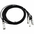 Axiom 40GBASE-CR4 QSFP+ to 4 10GBASE-CU SFP+ Passive DAC Cable HP 3m