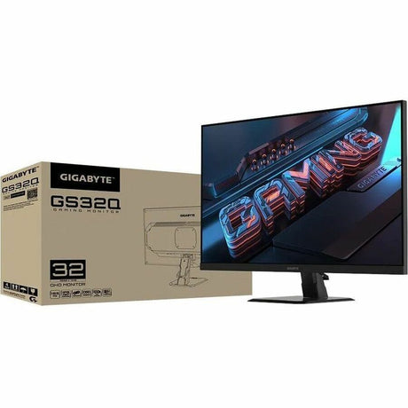 Gigabyte GS32Q 32" Class WQHD Gaming LED Monitor - Black