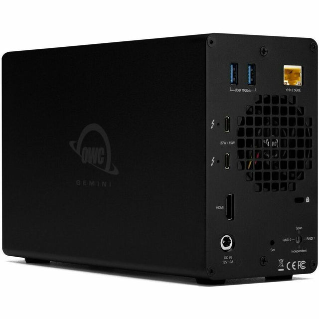 OWC Gemini Thunderbolt (40Gb/s) Dock And Dual-Drive RAID External Storage Enclosure