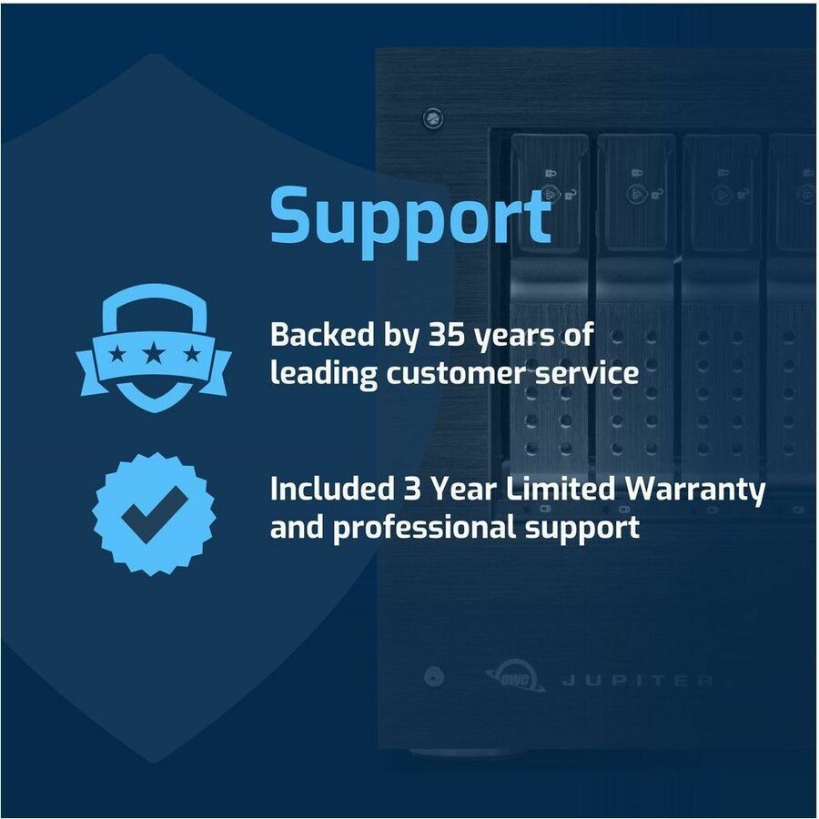 OWC 40TB Jupiter Mini 5-Drive Desktop Network Attached Storage (NAS) Solution