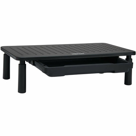 Eaton Tripp Lite Series Monitor Riser for Desk, 15 x 9 in. - Height Adjustable, Storage Drawer, Metal, Black