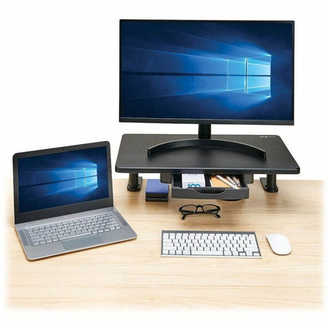 Eaton Tripp Lite Series Desk-Clamp Monitor Riser with Storage Drawer, TAA