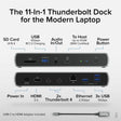 Dual 4K monitor TB4 Dock 100W