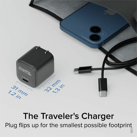 3PK PLUGABLE GAN USB C CHARGER
