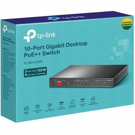 10-PORT GIG POE+ DESKTOP SWITCH