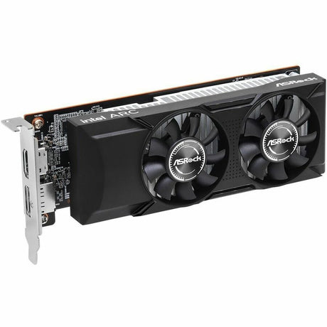 ASRock Intel Arc A380 Graphic Card - 6 GB GDDR6 - Low-profile