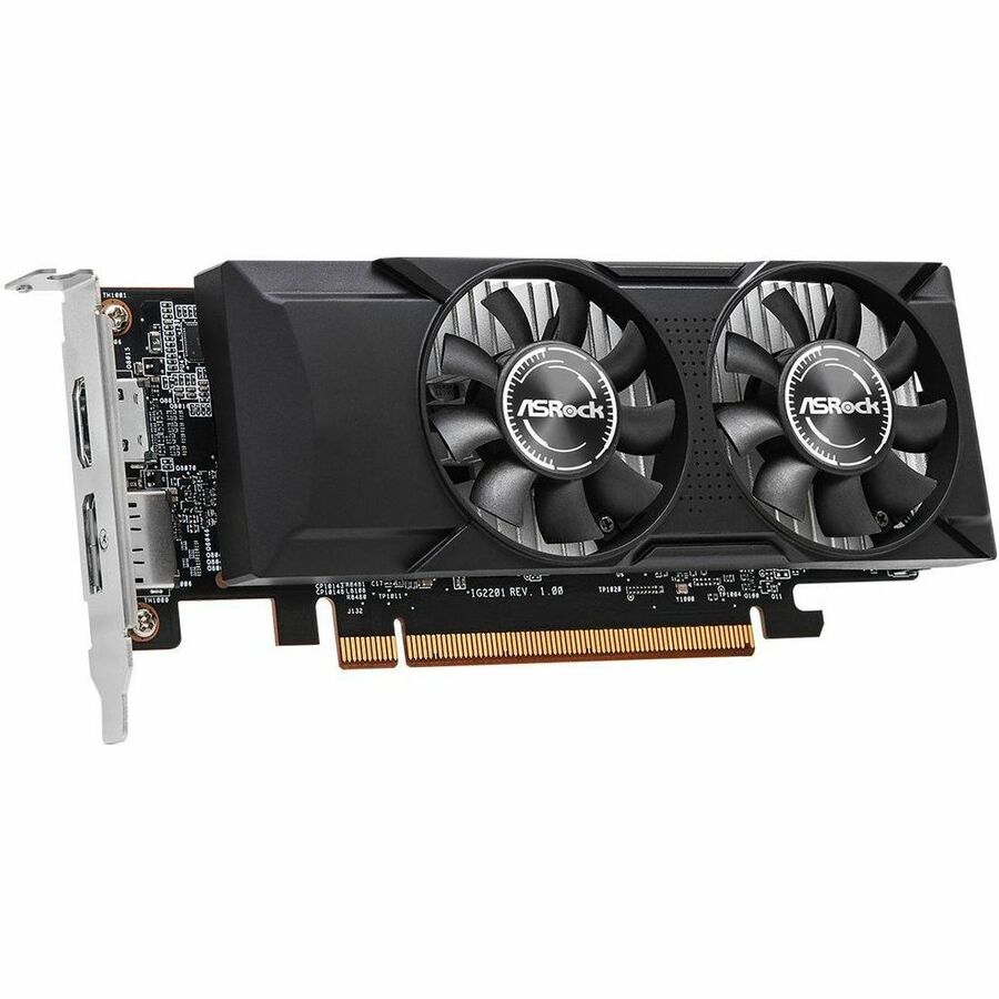 ASRock Intel Arc A380 Graphic Card - 6 GB GDDR6 - Low-profile