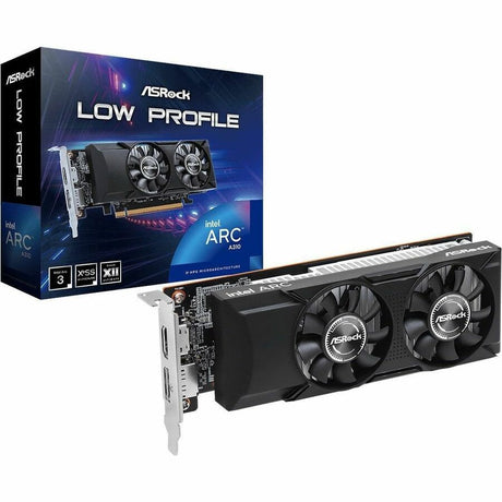 ASRock Intel Arc A310 Graphic Card - 4 GB GDDR6 - Low-profile