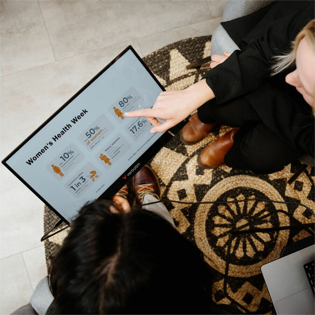 Verbatim Portable Touchscreen Monitor Full HD 1080p 17.3" Metal Housing