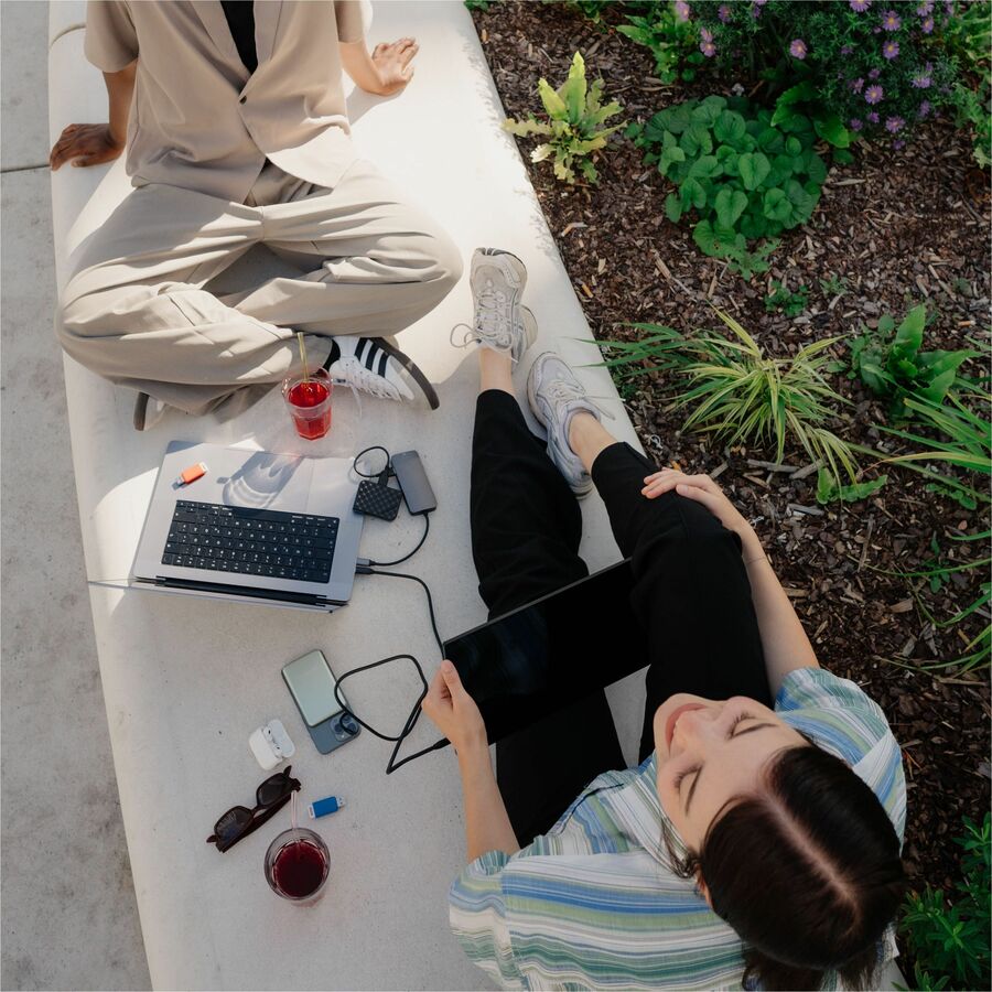 Verbatim Portable Touchscreen Monitor Full HD 1080p 14" Metal Housing