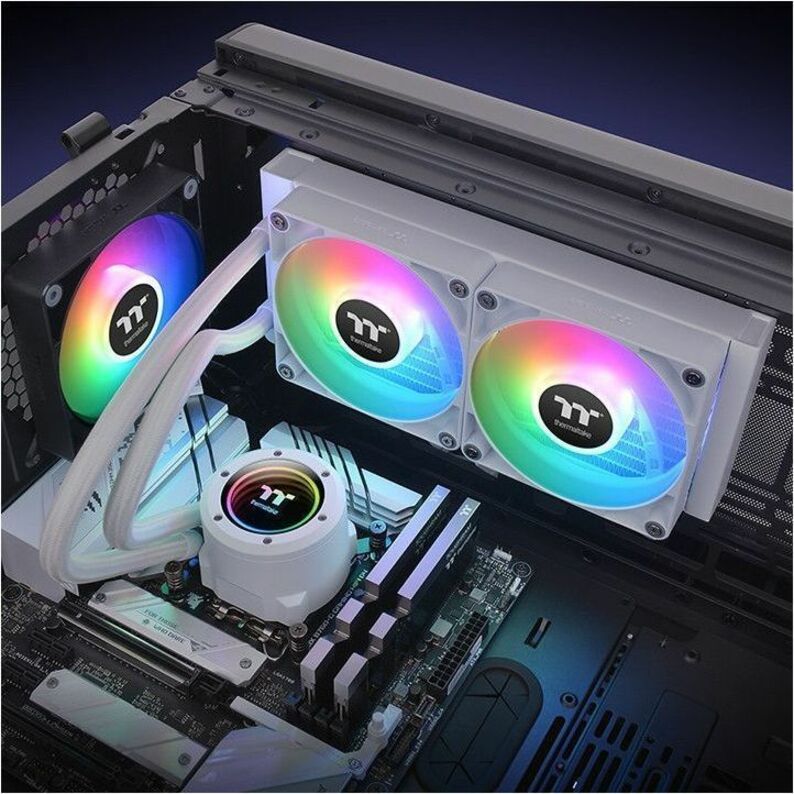 Thermaltake TH240 V2 ARGB Sync All-In-One Liquid Cooler - Snow Edition