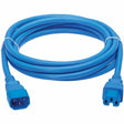 POWERCORD C14 TO C15 10' BLU