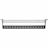 StarTech.com 1U Horizontal Cable Management Bar w/Adjustable Depth, 19" Rack-Mountable Lacing Bar For Organized Racks/Cabinets/Patch Panel