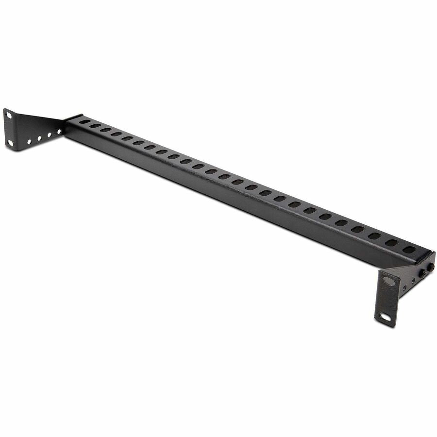 StarTech.com 1U Horizontal Cable Management Bar w/Adjustable Depth, 19" Rack-Mountable Lacing Bar For Organized Racks/Cabinets/Patch Panel