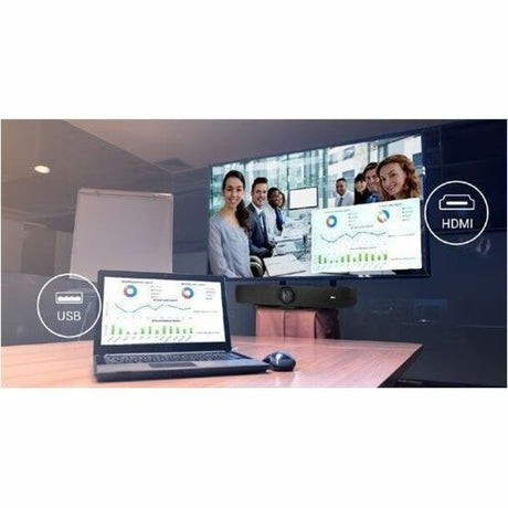 AVer VB350 Dual Lens Enterprise-Grade 4K PTZ Video Bar for Medium & Large Rooms