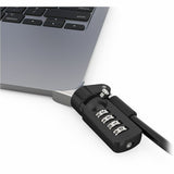 Compulocks Ledge Lock Adapter for MacBook Air 15" M2 and M3 with Combination Cable Lock Silver