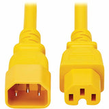 POWER CORD C14 TO C15 10' YLW
