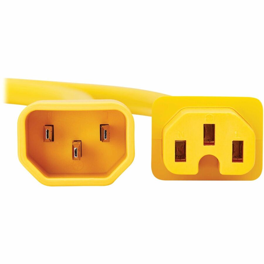 POWER CORD C14 TO C15 10' YLW