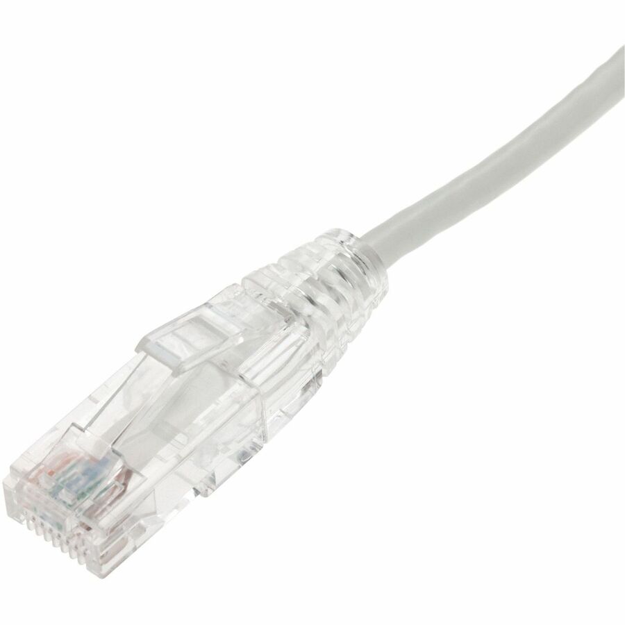 50FT WHITE CAT6A SLIM UTP PVC
