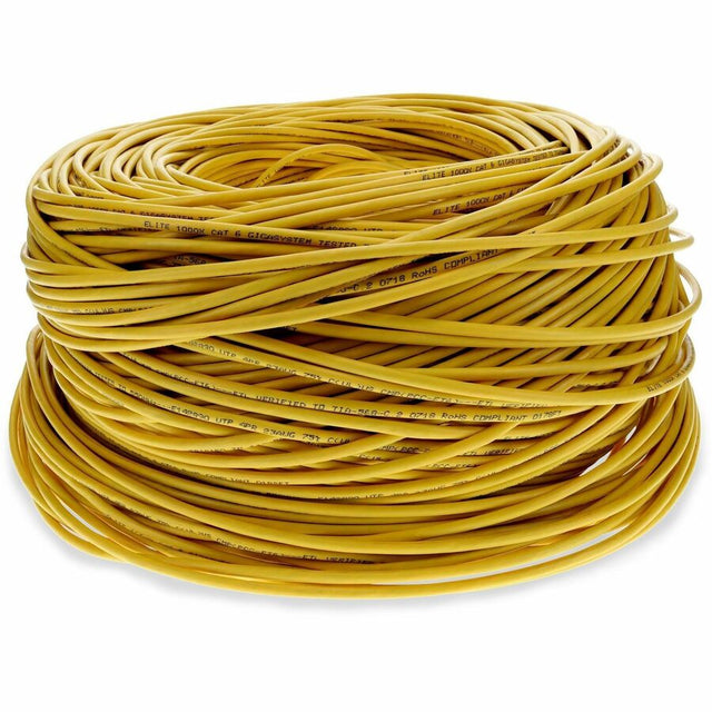 1000FT YELLOW CAT6 STP PVC