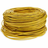 1000FT YELLOW CAT6 STP PVC