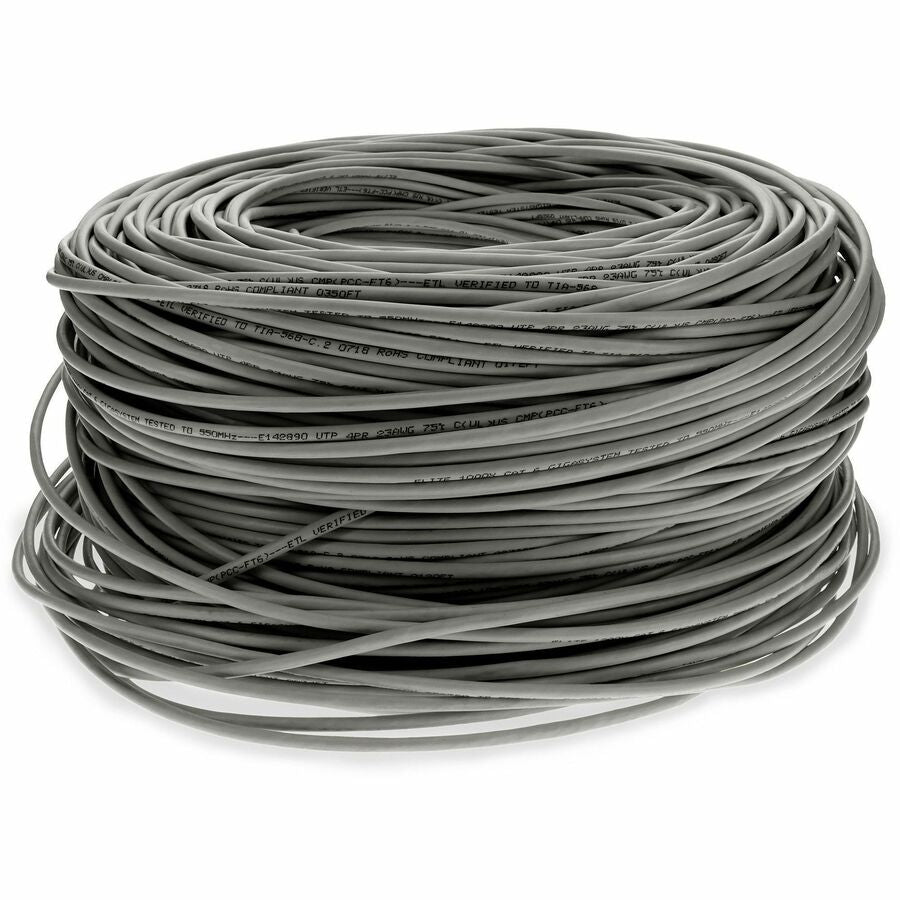 1000FT GRAY CAT6 STP PVC