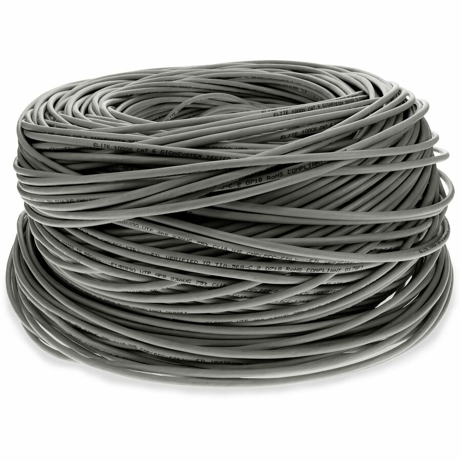 1000FT GRAY CAT6 STP PVC