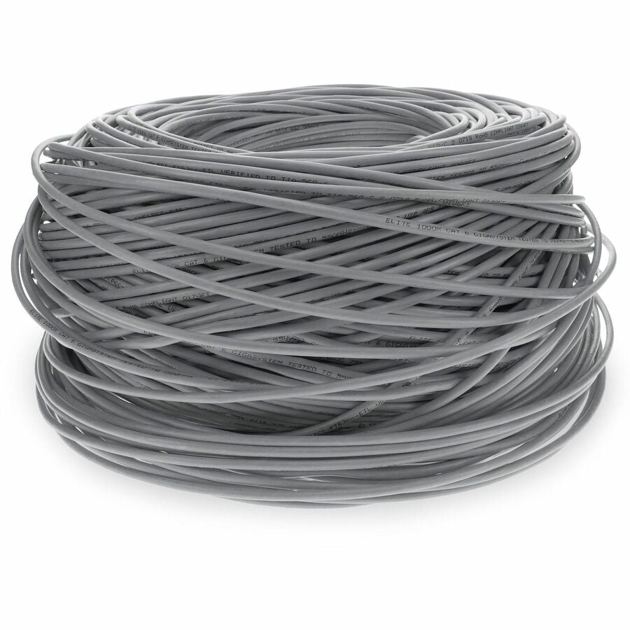 1000FT GRAY CAT6 STP PLENUM