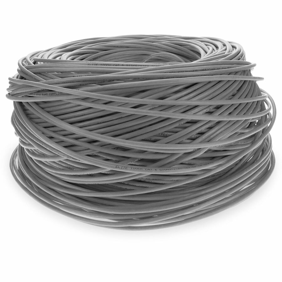 1000FT GRAY CAT6 STP PLENUM