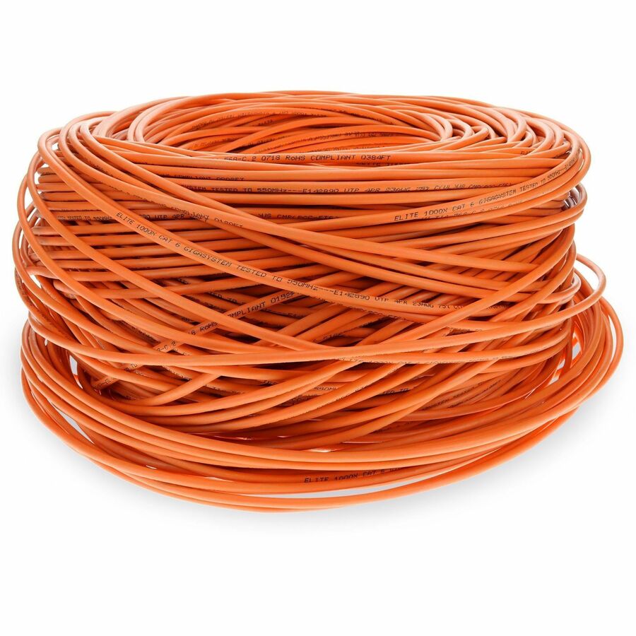 1000FT ORANGE CAT6 STP PLENUM