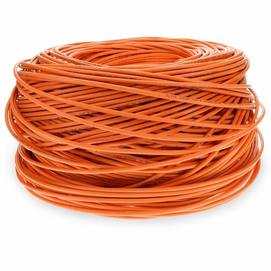 1000FT ORANGE CAT6 STP PLENUM