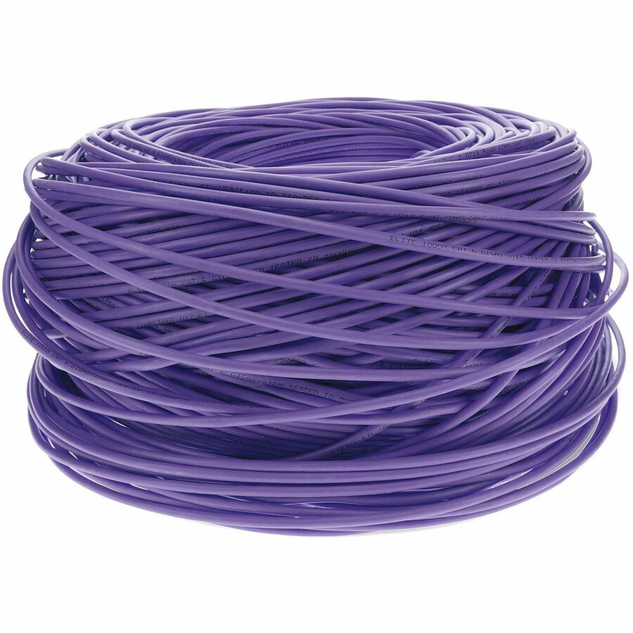 1000FT PURPLE CAT6 STP PVC