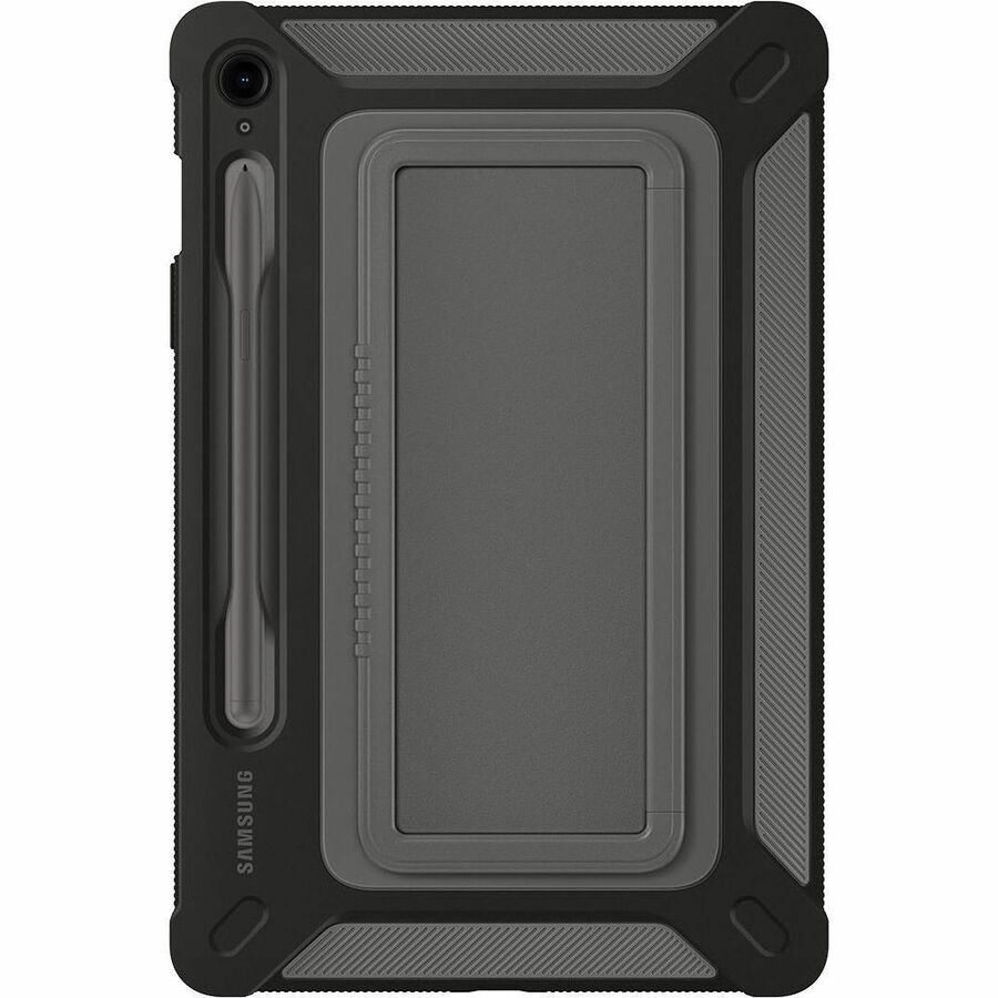 Samsung Rugged Carrying Case Samsung Galaxy Tab S9 FE Tablet, Stylus - Black