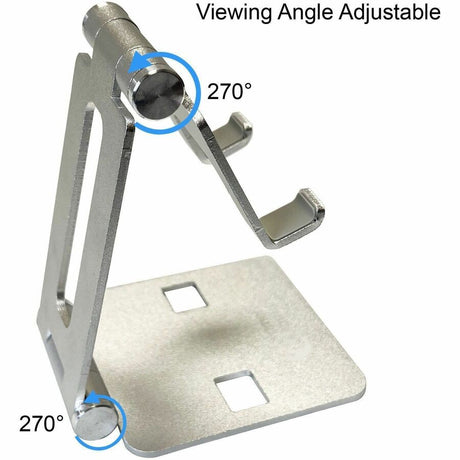 Amer Mounts Simplicity Folding Phone Stand (Bright Aluminum)