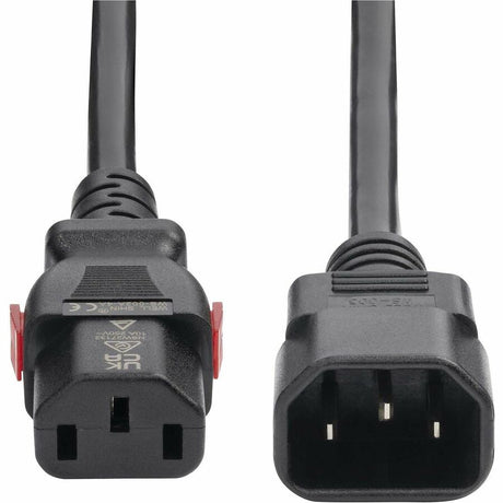 StarTech.com 4ft (1.2m) Power Extension Cord, IEC 60320 C14 to Locking C13, PDU Power Cord, 10A 250V, 18AWG, UL Listed