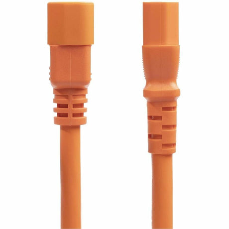 StarTech.com 6ft (1.8m) Heavy Duty PDU Power Cord, IEC 60320 C14 to C15, 15A 250V, 14AWG, Orange Power Cable, UL Listed