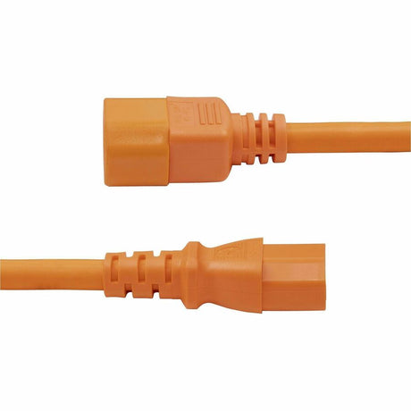 StarTech.com 6ft (1.8m) Heavy Duty PDU Power Cord, IEC 60320 C14 to C15, 15A 250V, 14AWG, Orange Power Cable, UL Listed