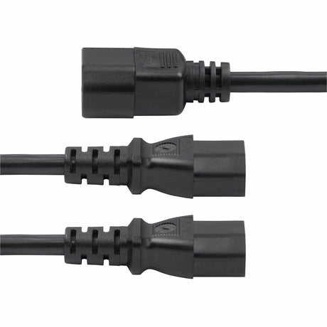 StarTech.com 6ft (1.8m) Power Cord Splitter, IEC 60320 C14 to 2x C13 AC Power Cable, 10A 250V, 18AWG, UL Listed