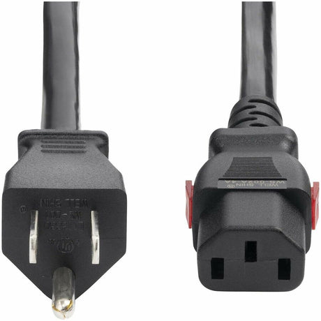 StarTech.com 12ft (3.6m) Heavy Duty Power Cord, NEMA 5-15P to Locking C13 AC Power Cable, 15A 125V, 14AWG, UL Listed