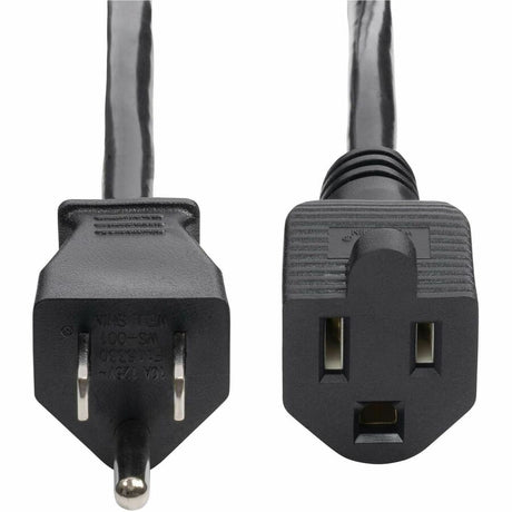 StarTech.com 10ft (3m) Power Extension Cord, NEMA 5-15P to NEMA 5-15R AC Power Cable, 10A 125V, 18AWG, UL Listed